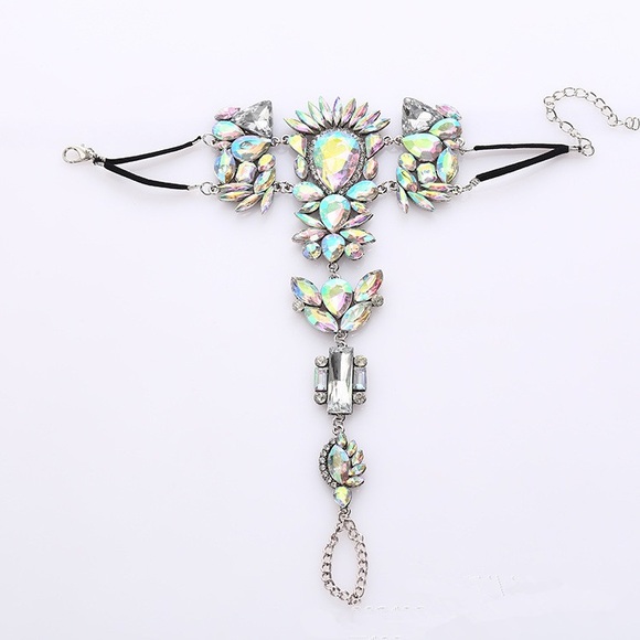 Beautiful Rhinestone Anklet - Picture 4 of 4